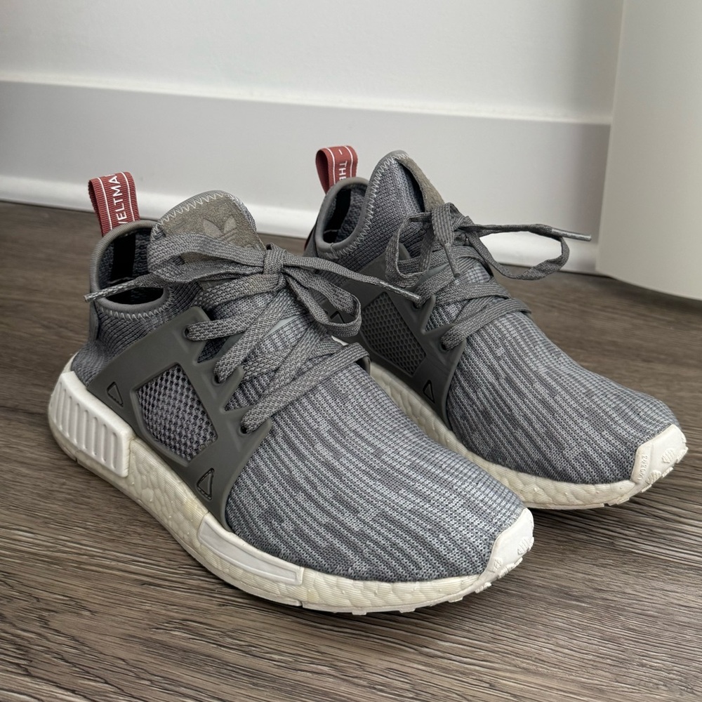 Adidas NMD XR1 Gray with Light Pink Accents